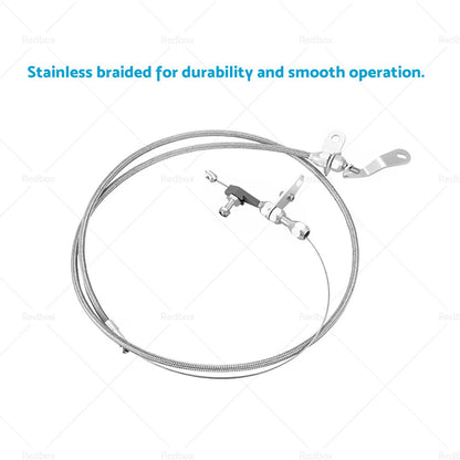 C4 Stainless Kick Down Cable for Ford (1964-1986)