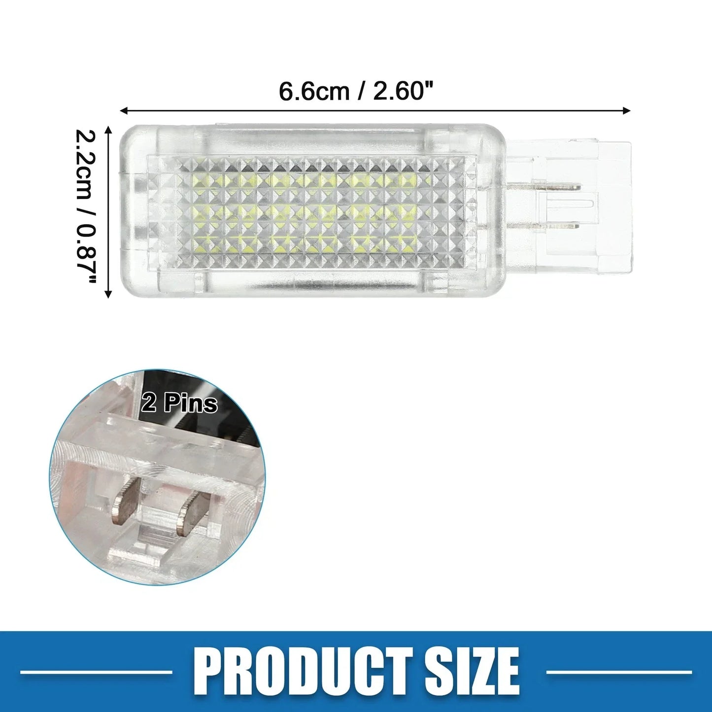 2 x Side Door Under Seat Courtesy Lights for Mercedes-Benz CLA (2014-2023)