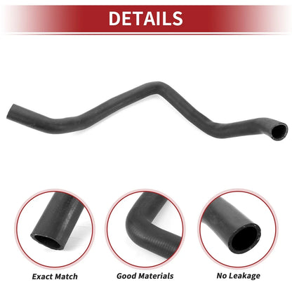 Radiator Hose for Honda Civic 1992-2000 Rubber Black 1 x Piece