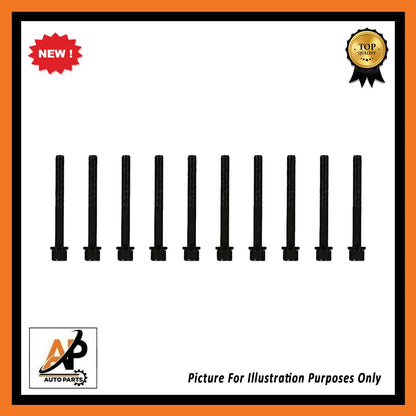 Head Bolts Female Set Replacement for Vauxhall 2.0 C20XE (1990–1995)