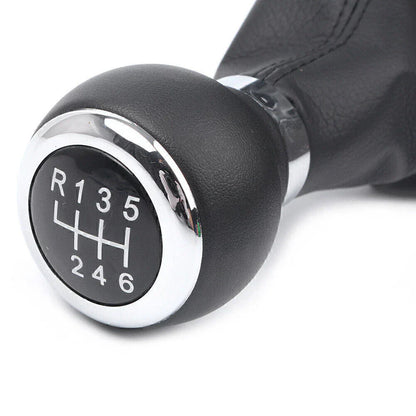 6-Speed Manual Gear Shift Knob w/ Boot Cover for VW Passat B6 (2005-2010)
