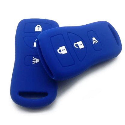 2 x 3 Button Key Cover Case for Nissan Xterra Pathfinder Versa Sentra (2000-2023)