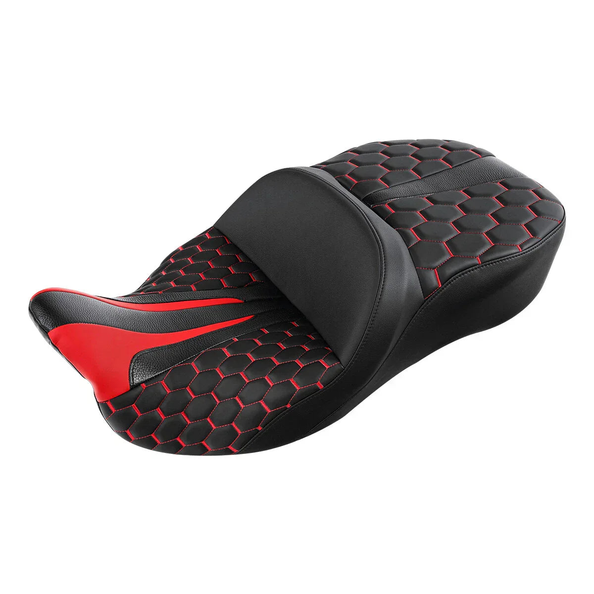 Driver Passenger Seat Pad Backrest for Harley Touring Road Glide (2009-2013)