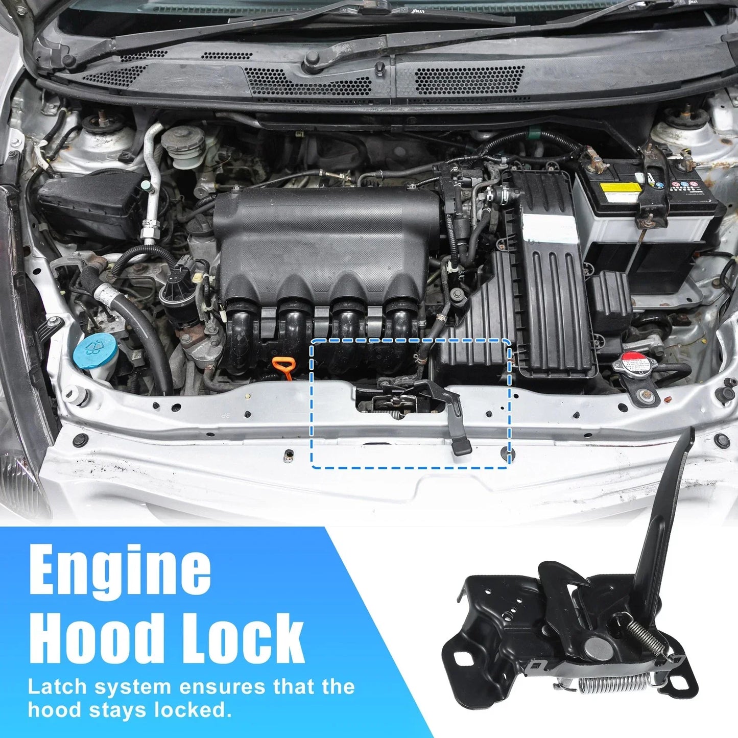 Hood Lock Latch Assembly for Chrysler 300 (2011-2021)