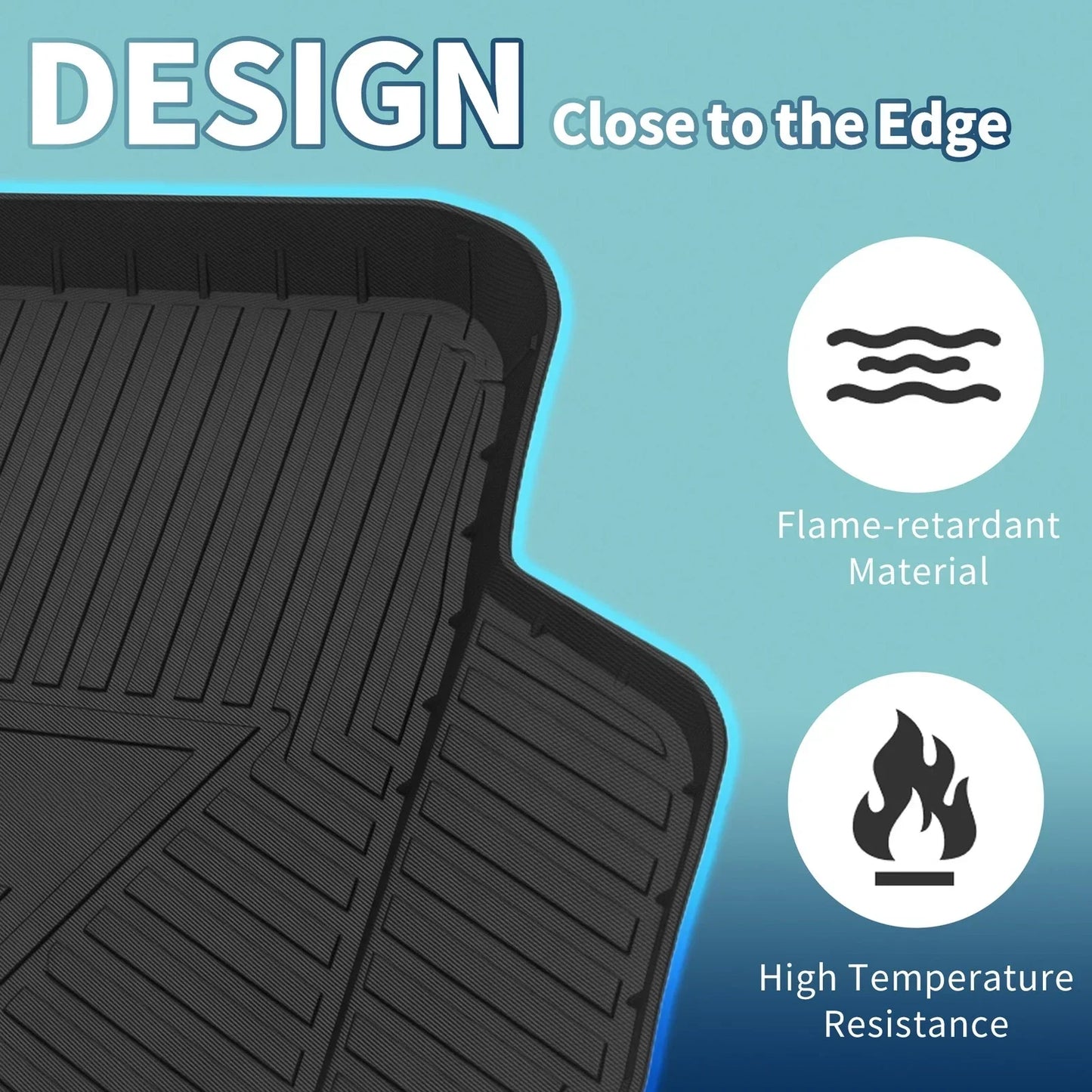 Flat Face Cargo Liner Rear Trunk Mat for Honda Accord (2018-2022) 1 x TPE