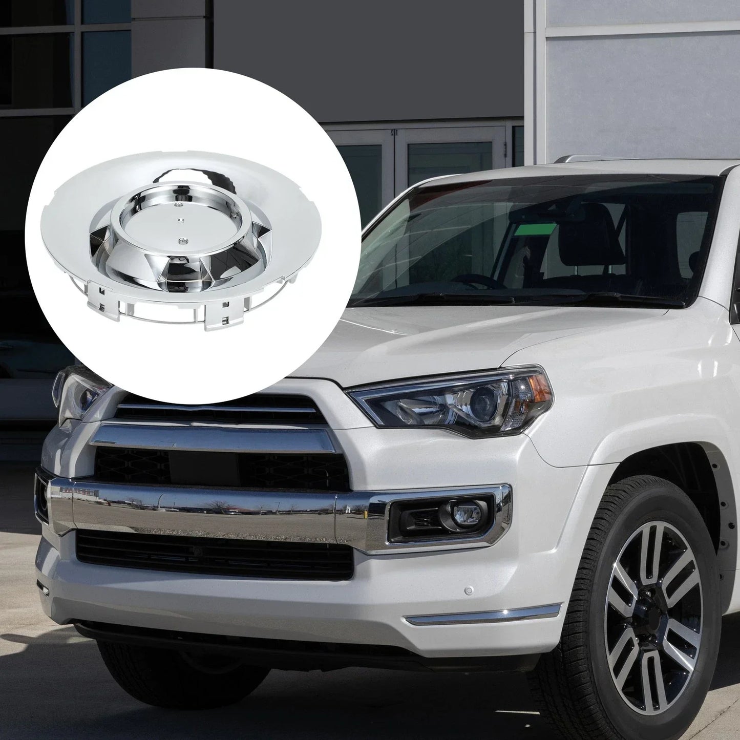 Wheel Center Cap 192mm for Chevrolet Silver Tone Plastic