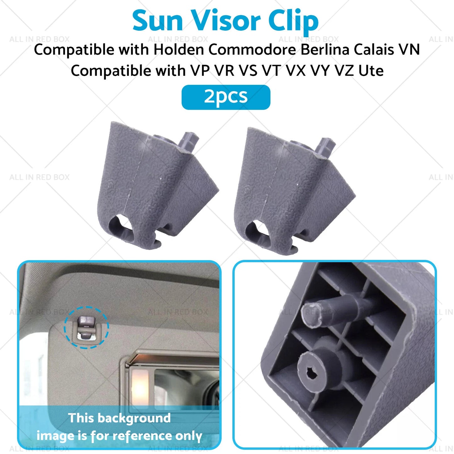 Sun Visor Clips for Holden Commodore Berlina Calais VN-VZ