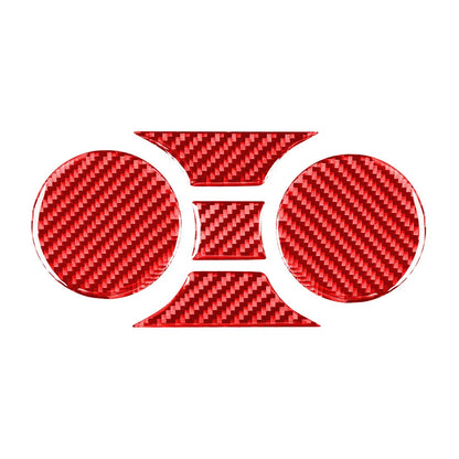 Carbon Fiber Cup Holder Panel Cover Trim for Toyota Tundra (2014-2021)