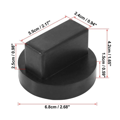 4 x 1.65"x2.68" Car Jack Pad Support Rubber Rail Adapter for Mercedes-Benz