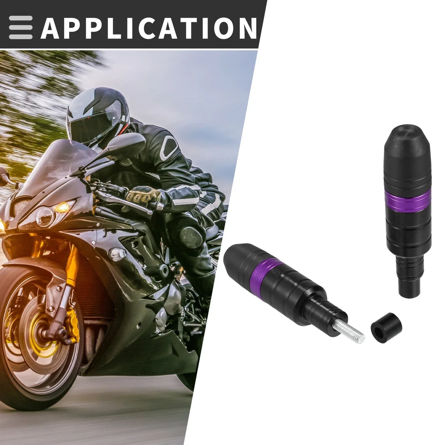 Motorcycle Frame Slider Exhaust Anti-Crash Protector for Honda