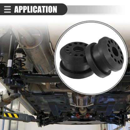 Transfer Case Linkage Bushing for Dodge Ram Rubber Black 4 x Pieces