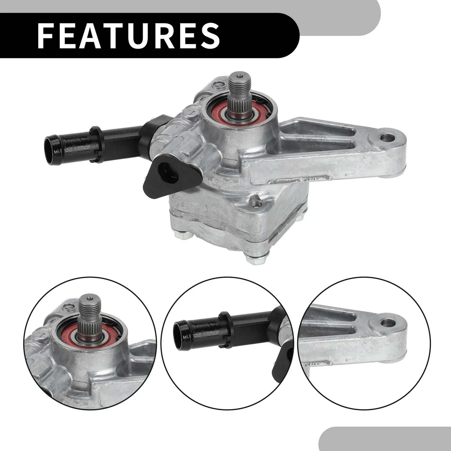 Car Power Steering Pump for Honda Ridgeline (2006-2011) - 1 x Quality Replacement
