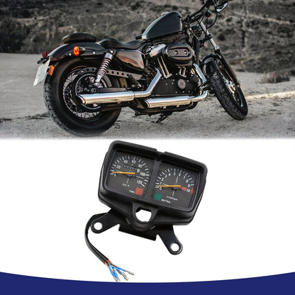 Dual Odometer Speedometer Gauge for Honda CG125 (0-10000rpm)