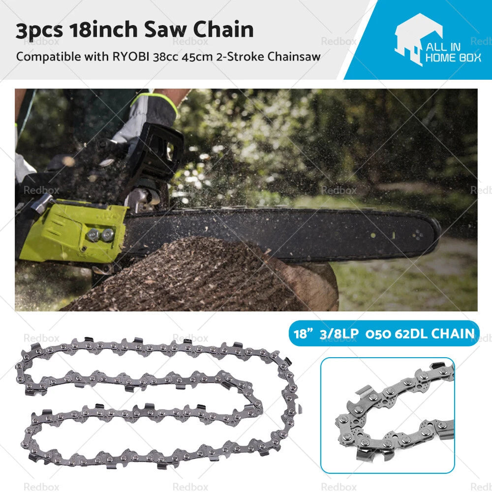 38cc 45cm 2-Stroke 18" Chainsaw Chain for RYOBI RCS3845