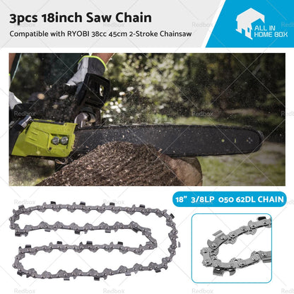 38cc 45cm 2-Stroke 18" Chainsaw Chain for RYOBI RCS3845