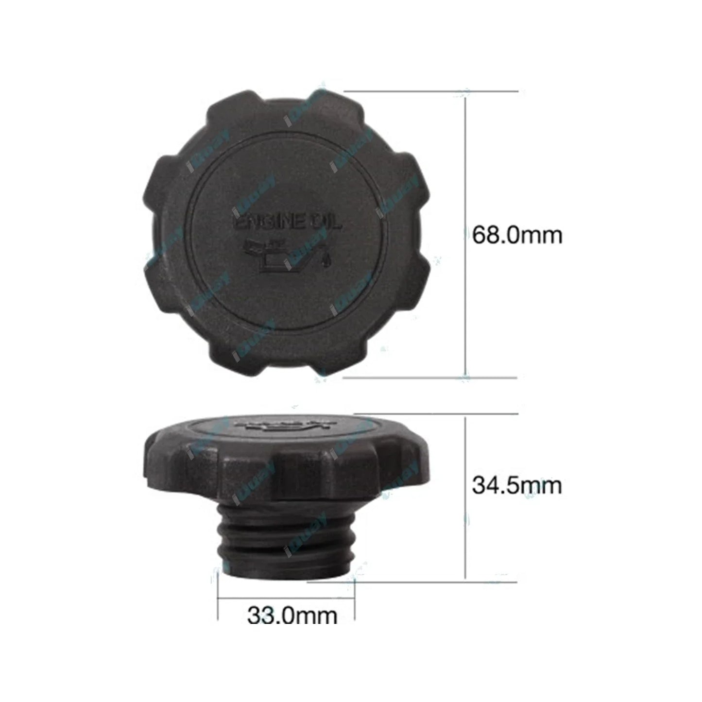 Engine Oil Filler Cap for Hilux 4Runner YN63 2.2L 4cyl 4Y-C 1985~1989