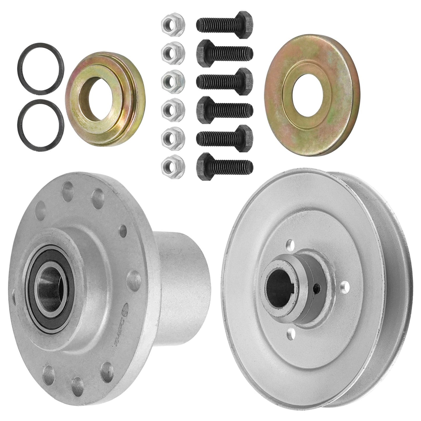 Deck Spindle Pulley Assembly Heavy Duty for Exmark Metro M15KA36 (2004–2016)