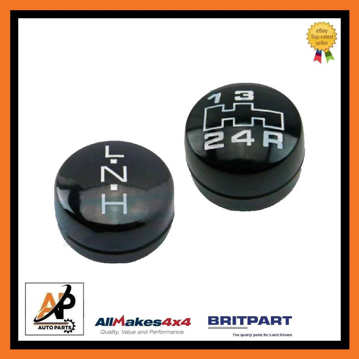 Gear Knob 4 Speed Hi Lo Lever Replacement for Land Rover Range Rover Classic (1970–1995)