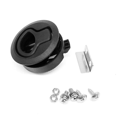 2" Flush Pull Slam Latch for Boat Deck Hatch Door Lock (No Lock Core)
