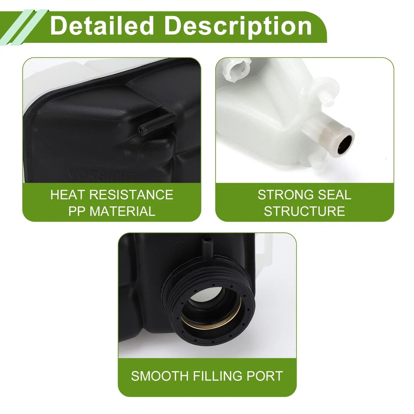 Coolant Expansion Overflow Tank for Mercedes-Benz E55 AMG, E430 (2000-2006)