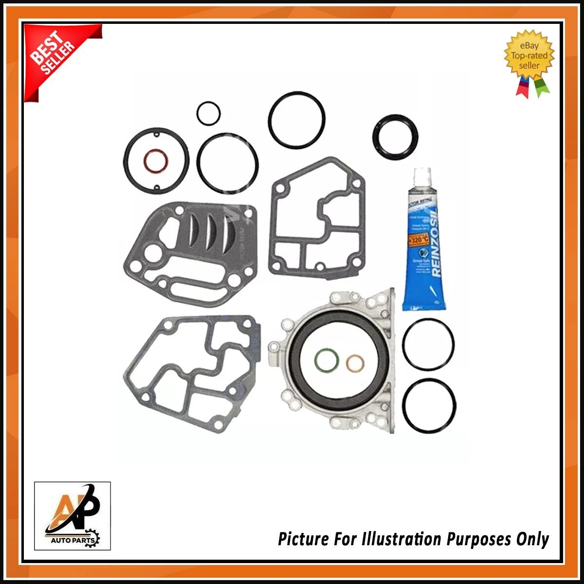 Crankcase Gasket Kit for Audi Seat 1.9 TDI ASZ Diesel (2004–2014)