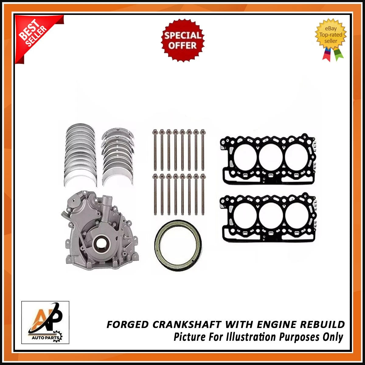 Forged Crankshaft Replacement for Land Rover Range Rover Sport 3.0D (2010–2019)