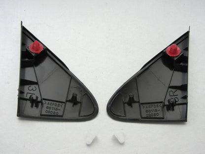 Door Mirror Extension Trim for 09-12 Toyota Corolla Sedan (2 x)