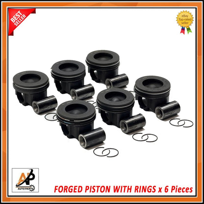 Forged Piston with Rings Kit for Jaguar 3.0 D300 Diesel (DT306) (2000–2000)