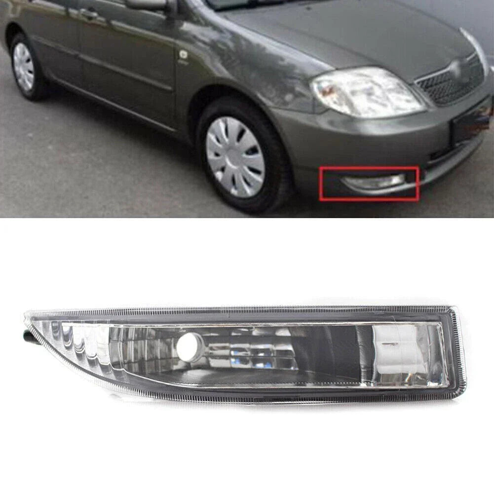 Right Front Bumper Clear Lens Fog Light for Toyota Corolla (2001-2004)