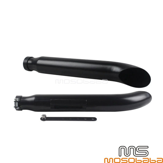 19��� Universal Exhaust Muffler Turn-out Pipe Tip for Harley BMW Bobber