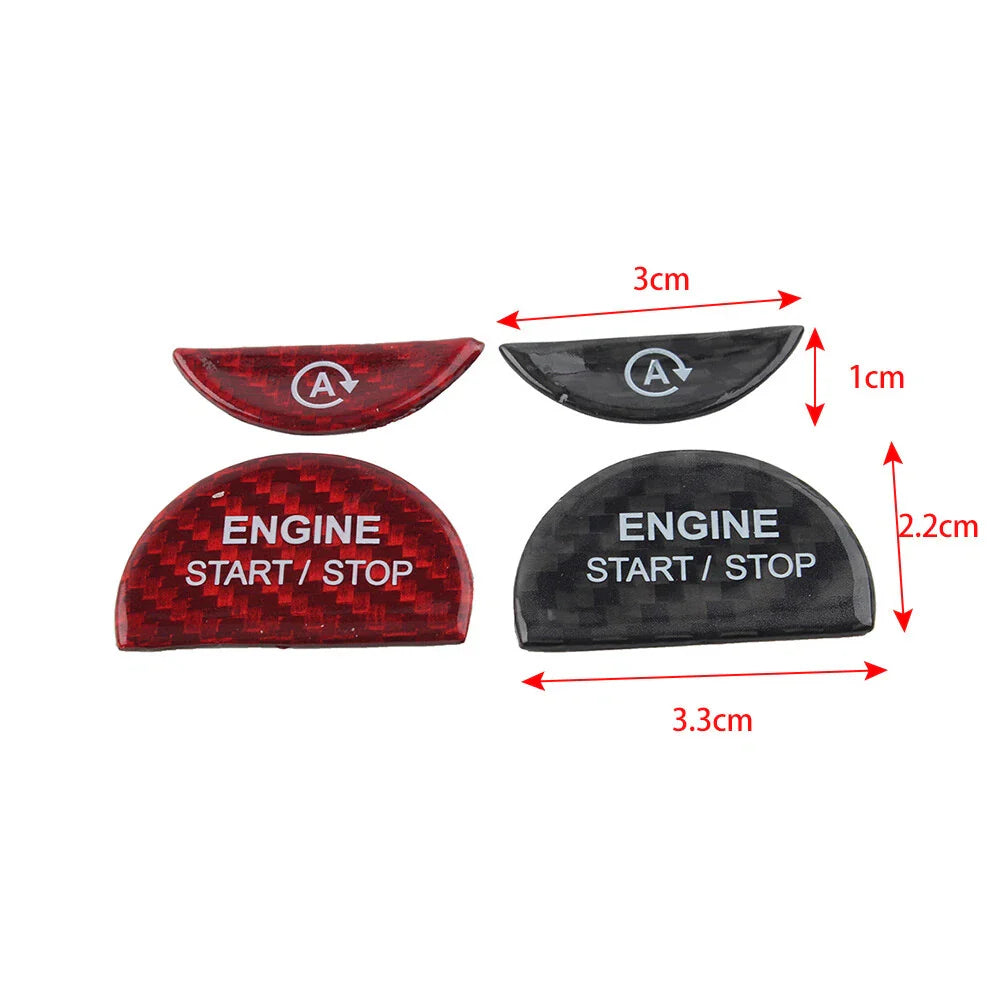 Engine Start Stop Button Cover Trim for Mercedes-Benz C-Class W206 (2022+) Red