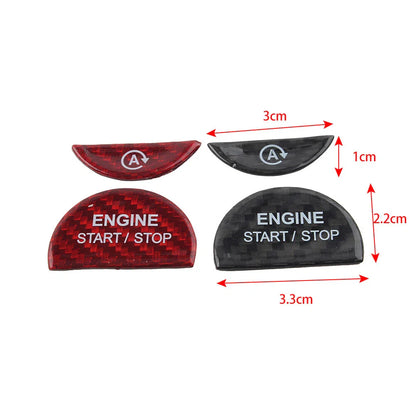 Engine Start Stop Button Cover Trim for Mercedes-Benz C-Class W206 (2022+) Red