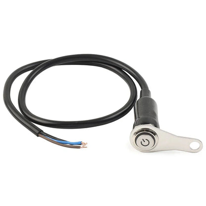 Green Push Button Headlight Fog Light Switch for Motorcycle Handlebar