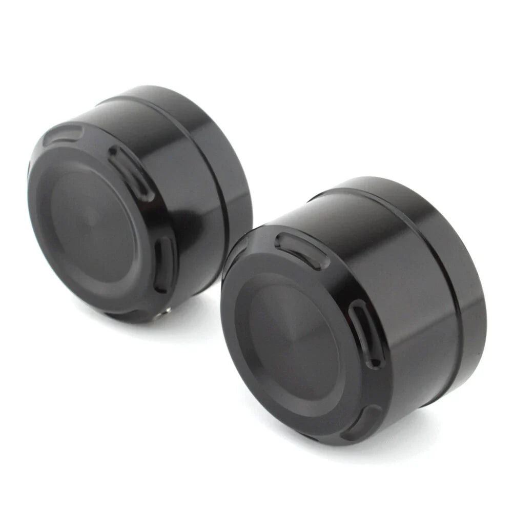 Rear Axle Bolt Nut Cap Covers  for Harley Softail (2018-2023) Black