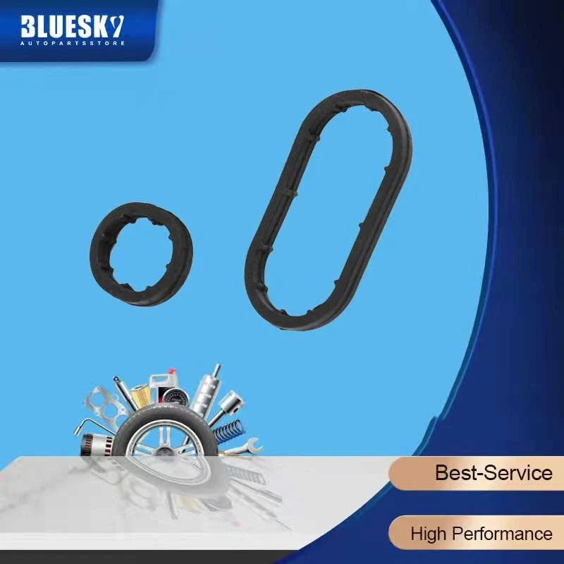 Engine Oil Cooler Seals Gasket Set for Mercedes C-Class C240 C280 CLK (2001-2005)