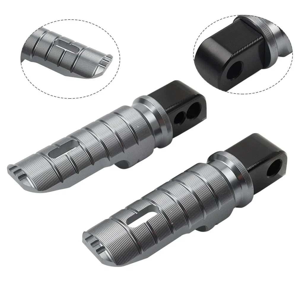Rear Footrest Pegs for Suzuki V-Strom 650 DL650 GSXS1000 Gray (2018-2024)
