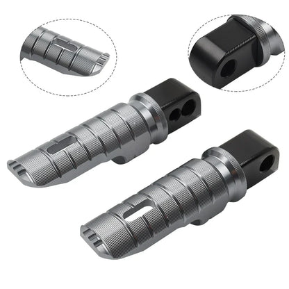 Rear Footrest Pegs for Suzuki V-Strom 650 DL650 GSXS1000 Gray (2018-2024)
