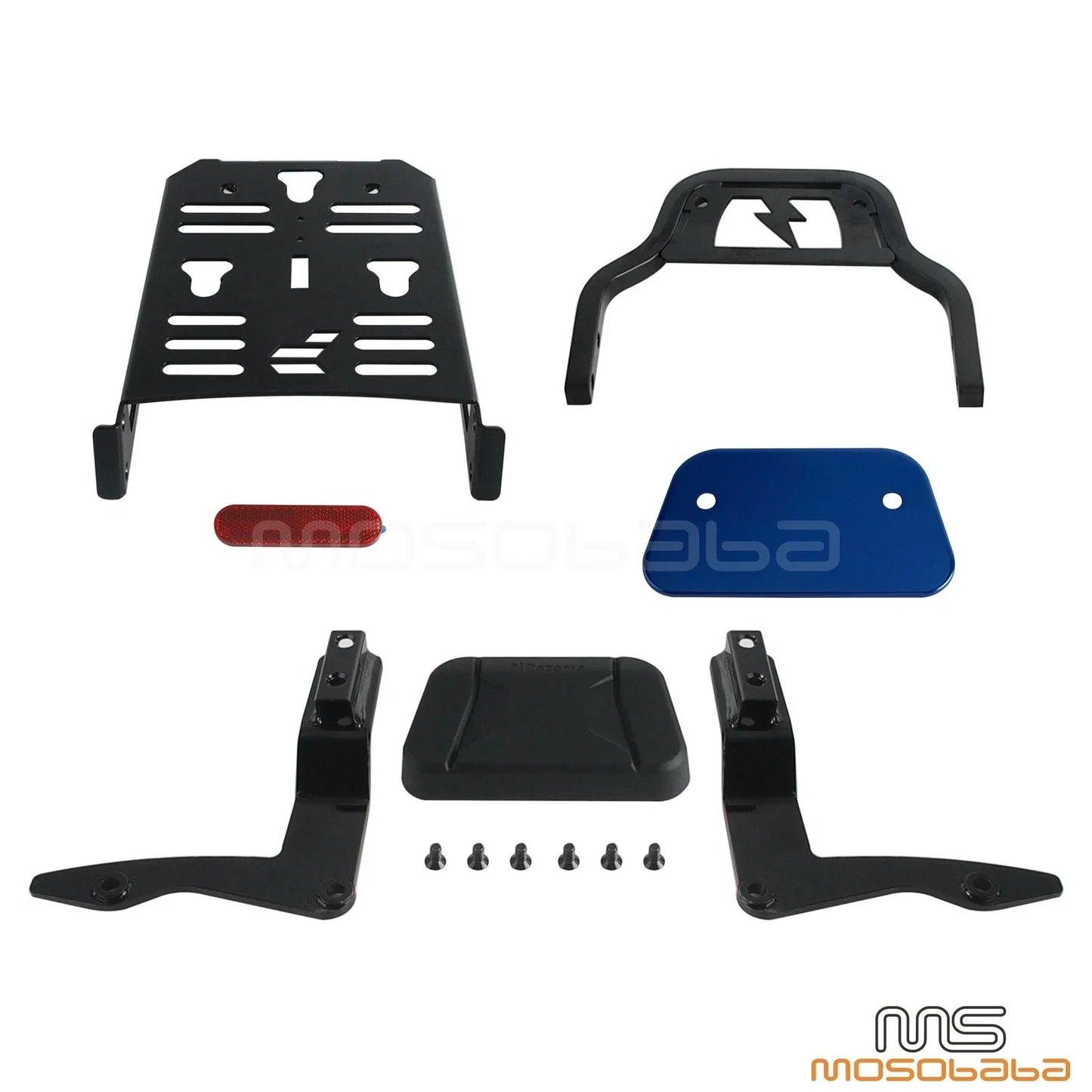 Passenger Backrests Luggage Rack Sissy Bar for Harley Road King (2014-2022)