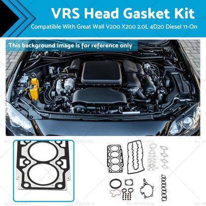 VRS Cylinder Head Gasket Kit for Great Wall V200 X200 4D20 Diesel (11-On)
