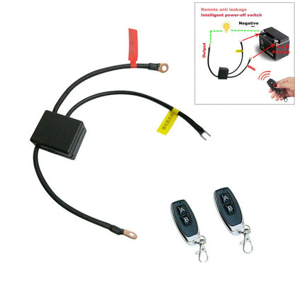 12V Wireless Remote Motorcycle Battery Disconnect Isolator Switch
