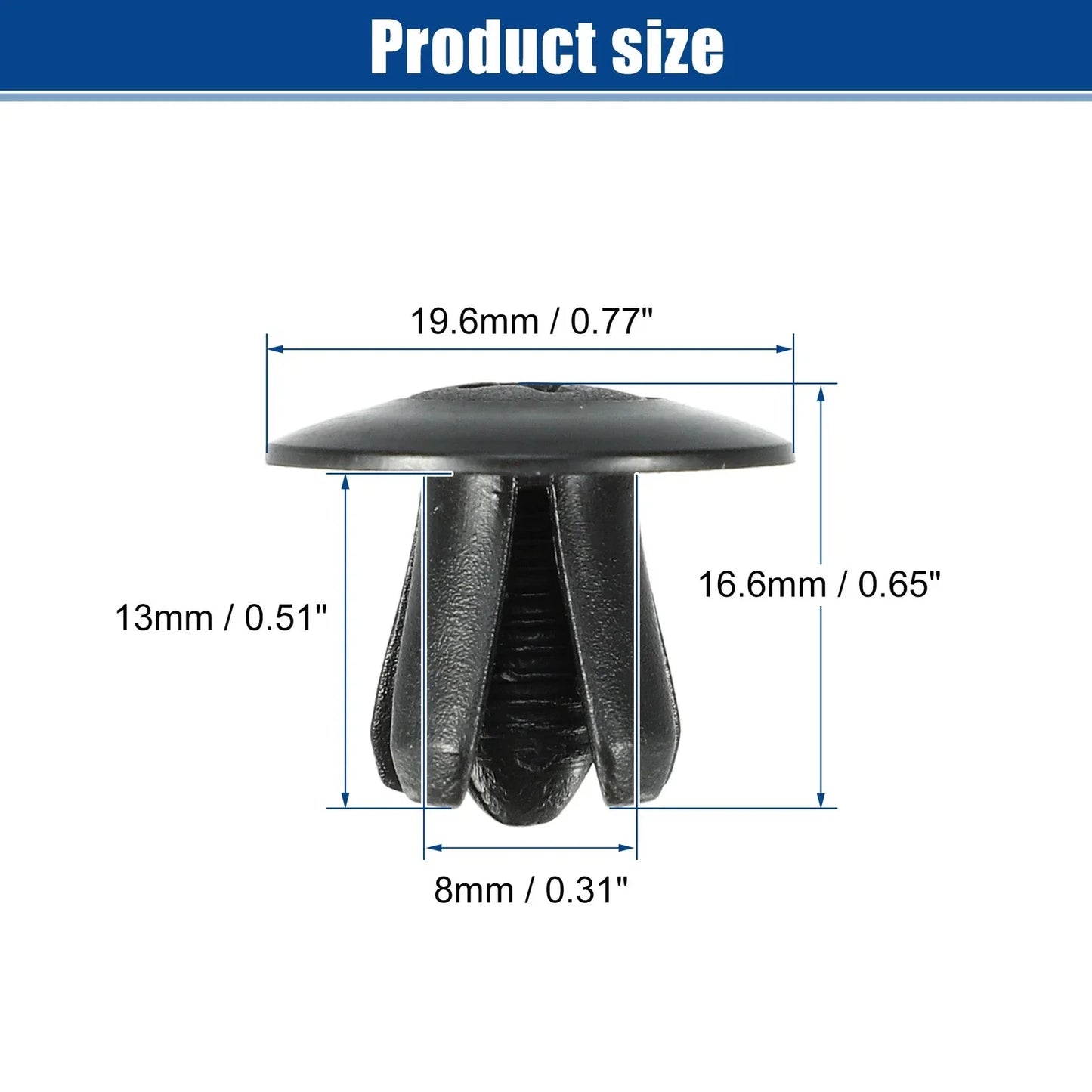 30 x Bumper Cover Retainer Clips for Hyundai Sonata (2011-2014)
