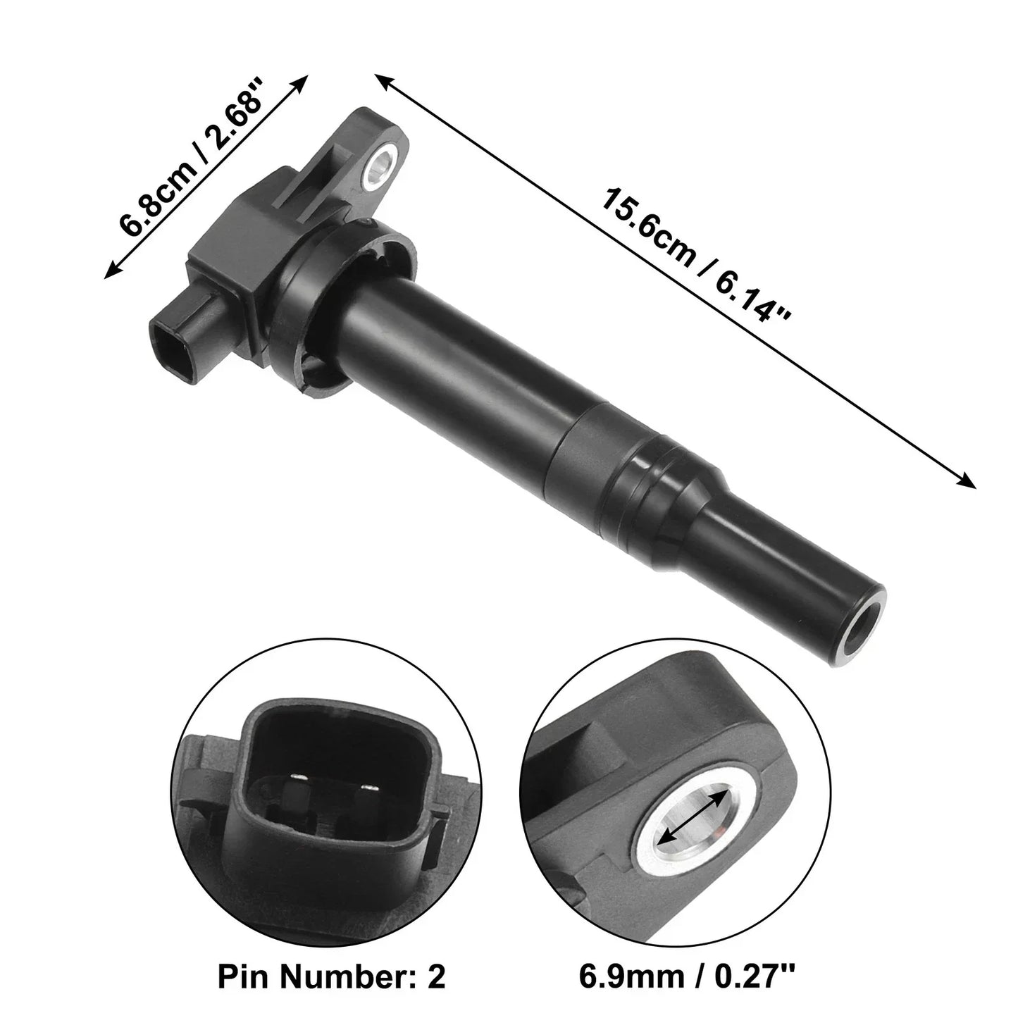 Ignition Coils for Hyundai Santa Fe GLS 2.7L V6 Gas (2007-2009)