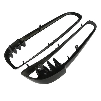 Black Radiator Trim Bezels for Harley V-Rod VRSCA VRSCB Night Rod (2001-2010)
