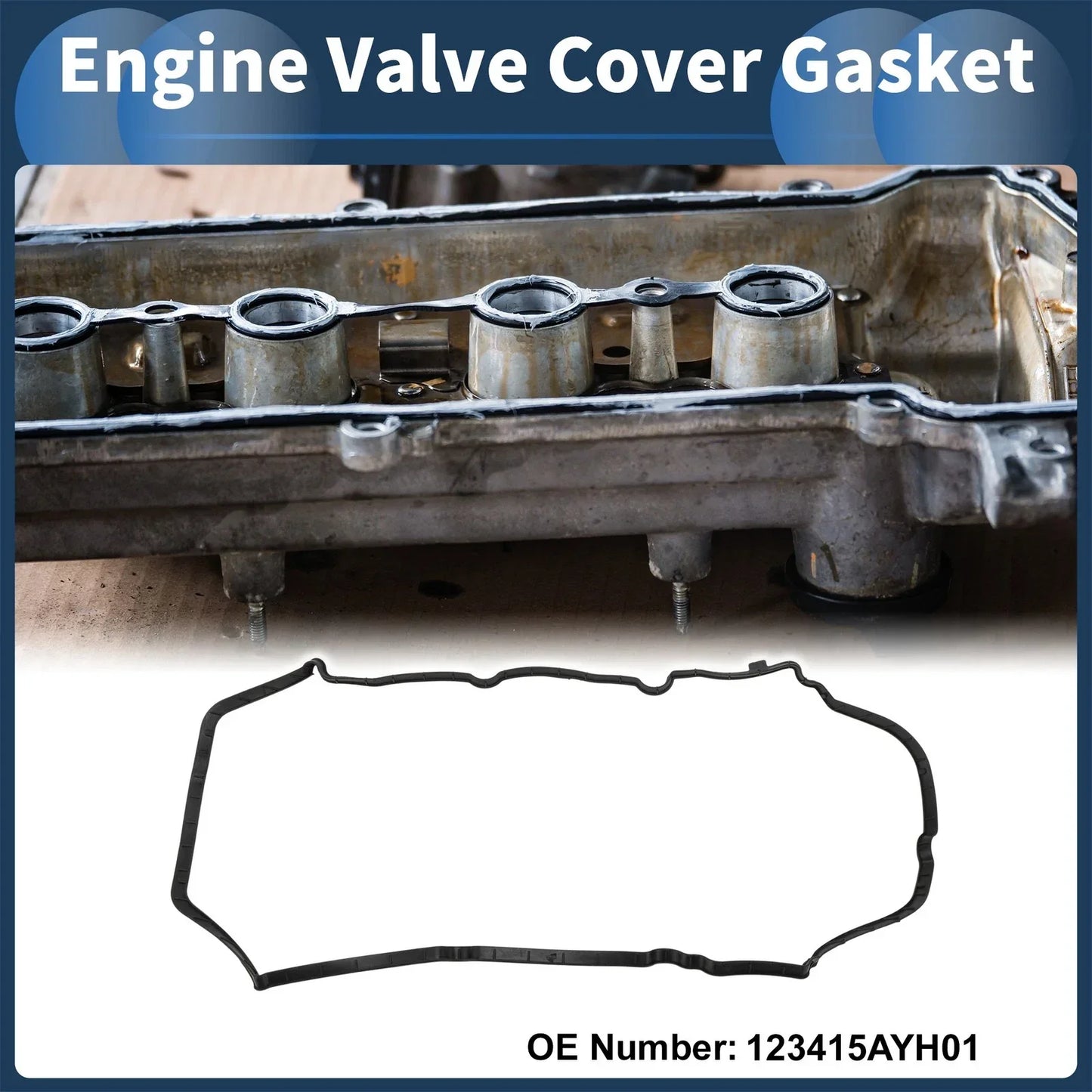 Engine Valve Cover Gasket for Honda Civic (2017-2022) - 1 x Gasket