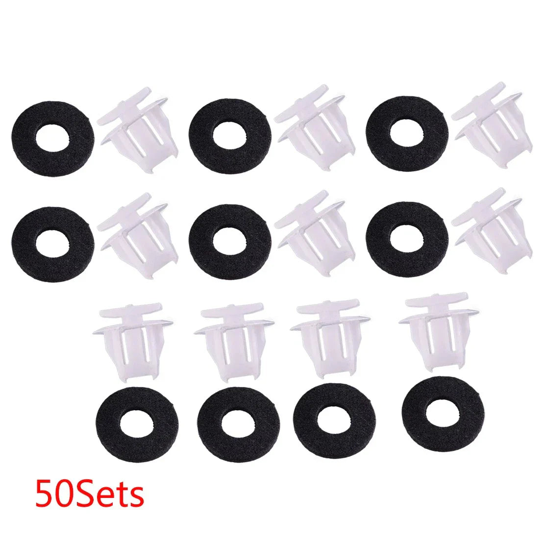 50 x Fender Clamp Wheel Arch Mounting Clips for Nissan
