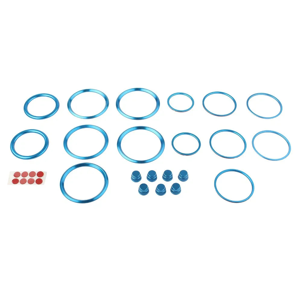 21X AC Vent Outlet Ring Sticker Chrome for Benz GLC260 (2016-2023)