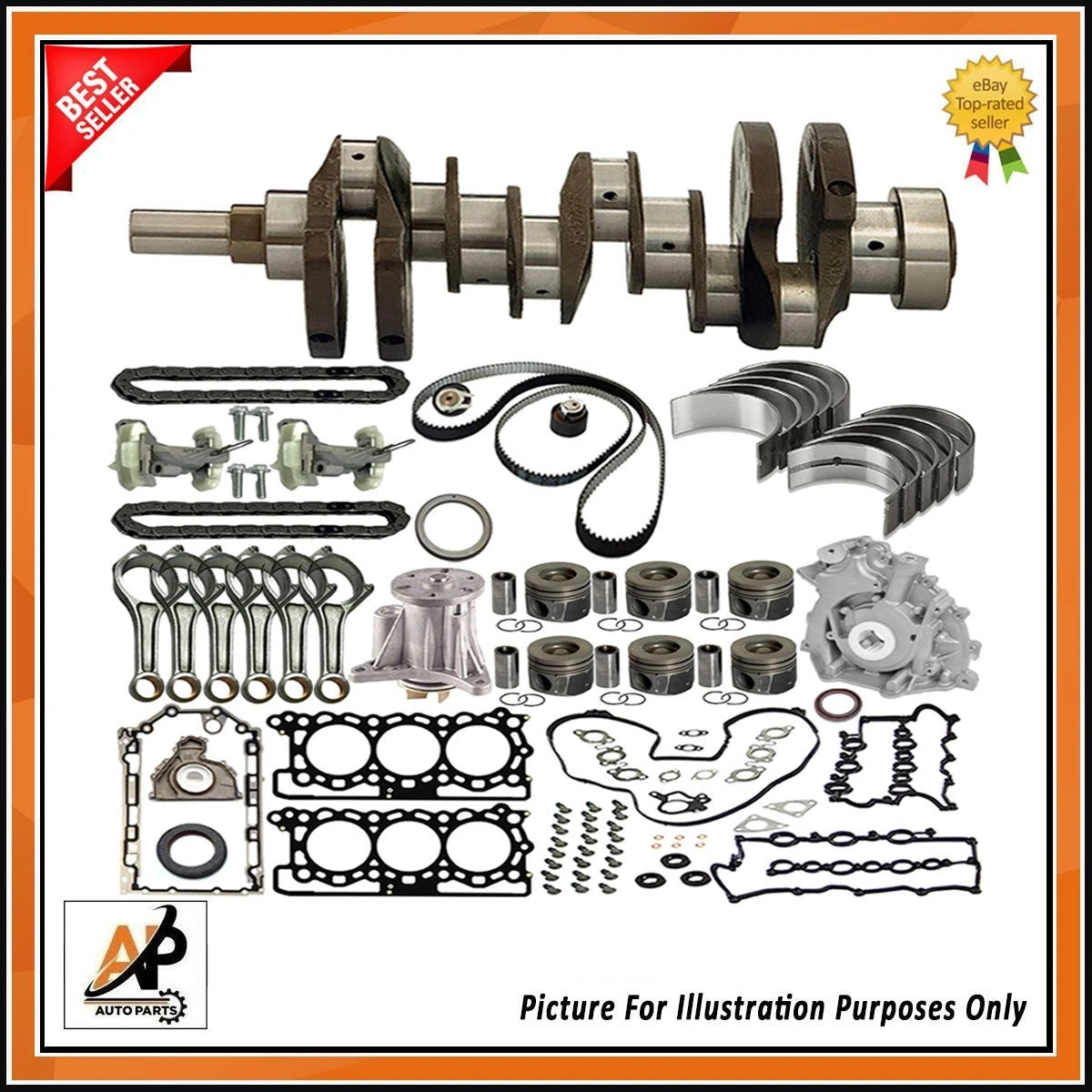Engine Rebuild Kit Crankshaft for Land Rover Discovery IV 3.0D (2010–2016)