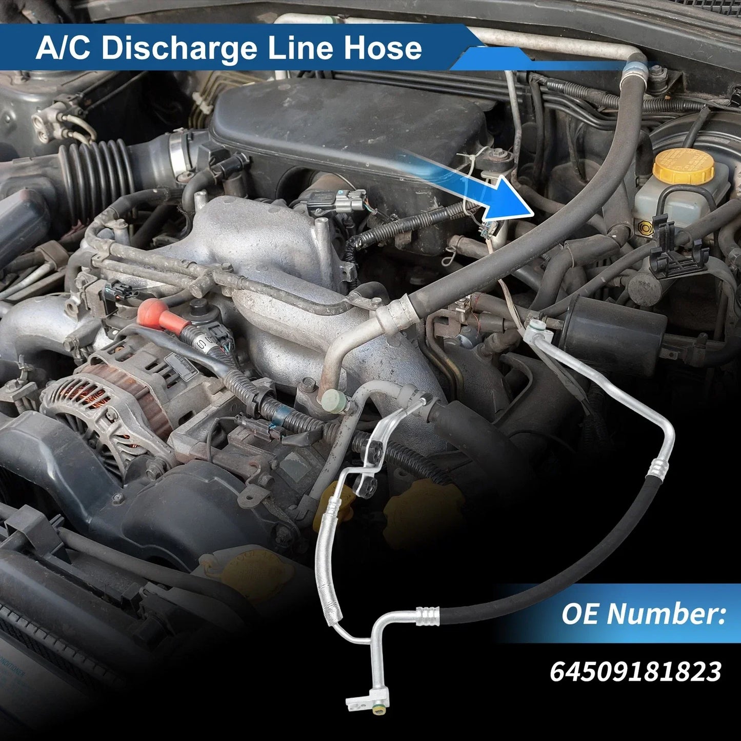 A/C Refrigerant Liquid Hose for BMW 530i (2004-2010)