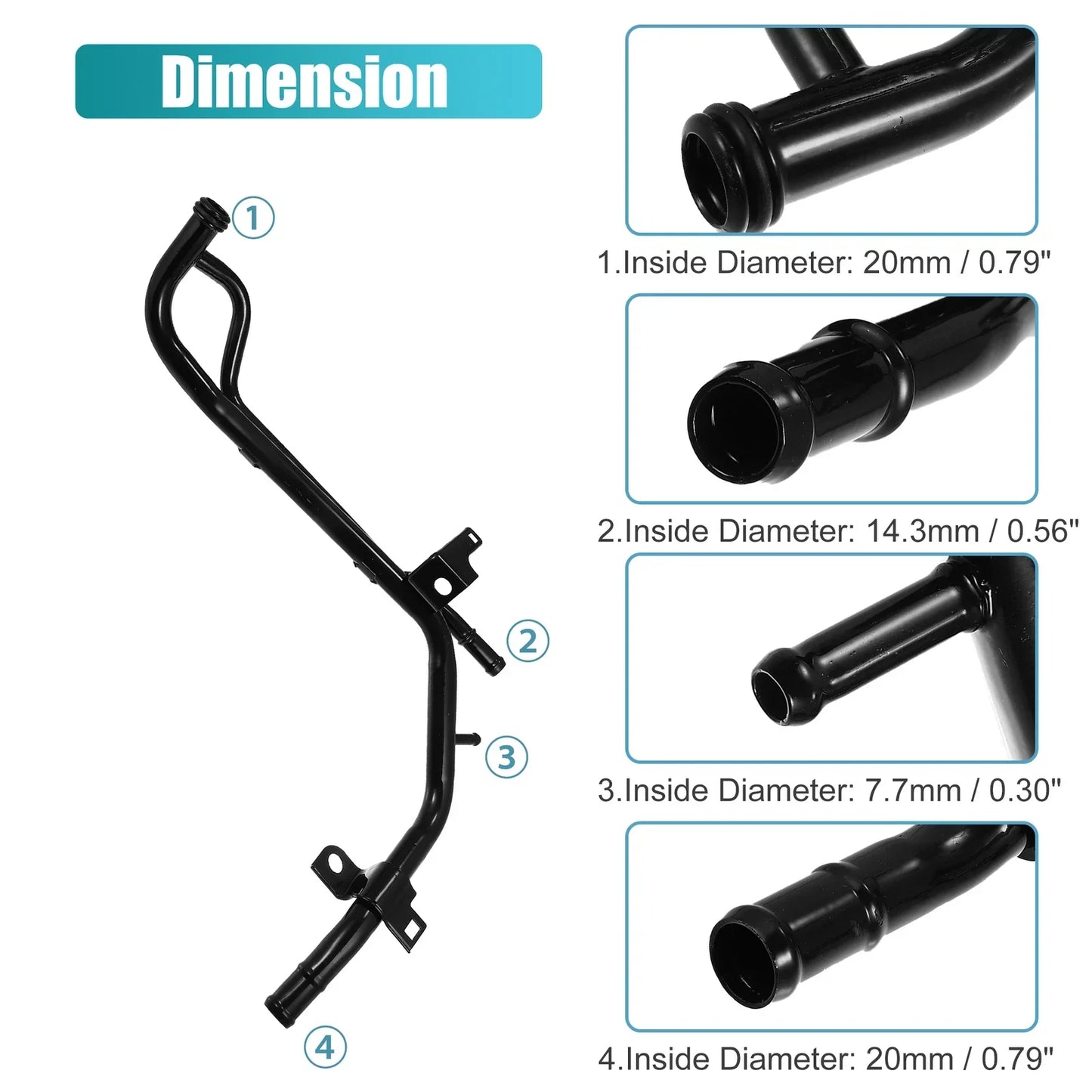 Water Coolant Hose for Honda CR-V, Accord (2012-2014)