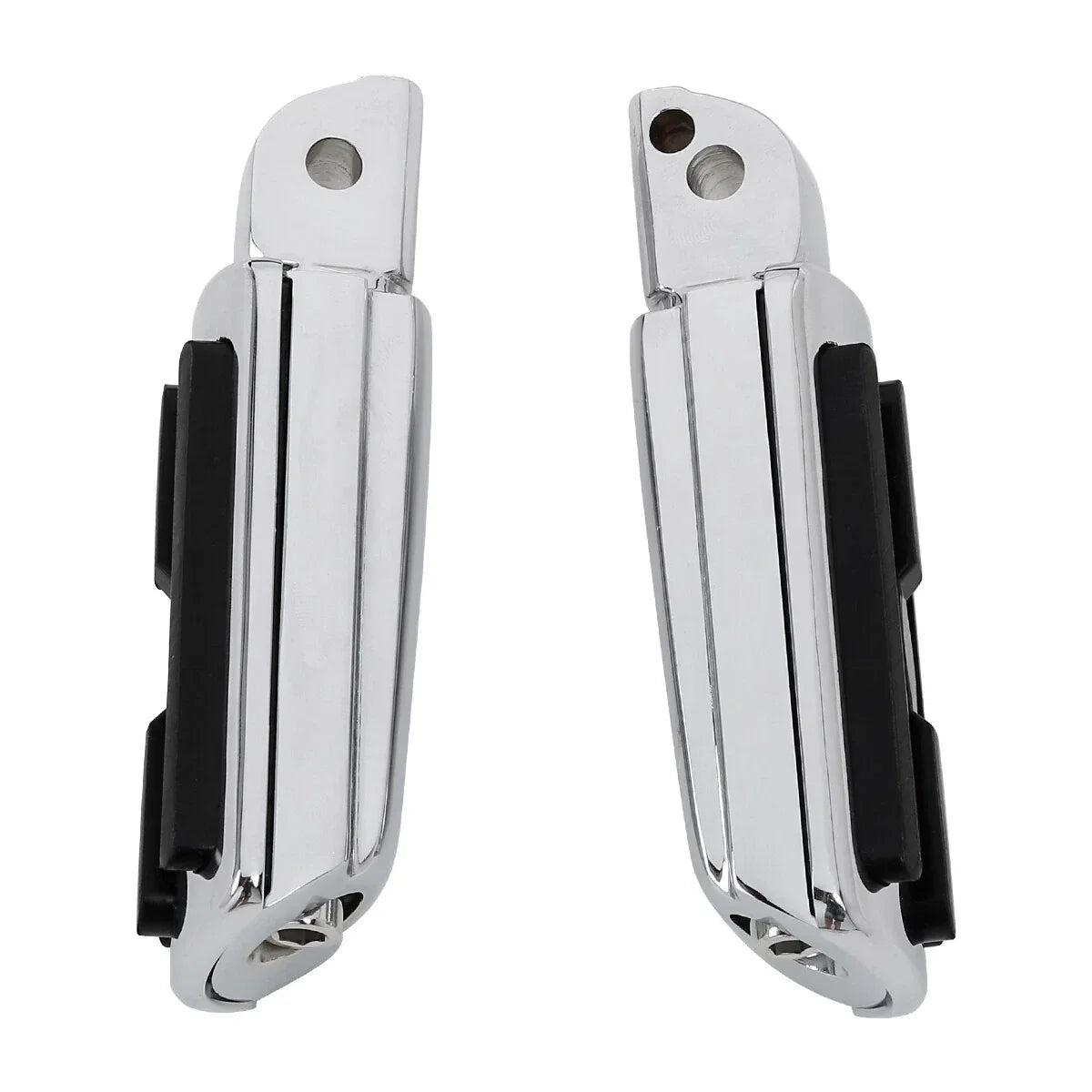 Chrome Rear Foot Pegs for Harley FXFB Fat Bob 2018-2025 ()